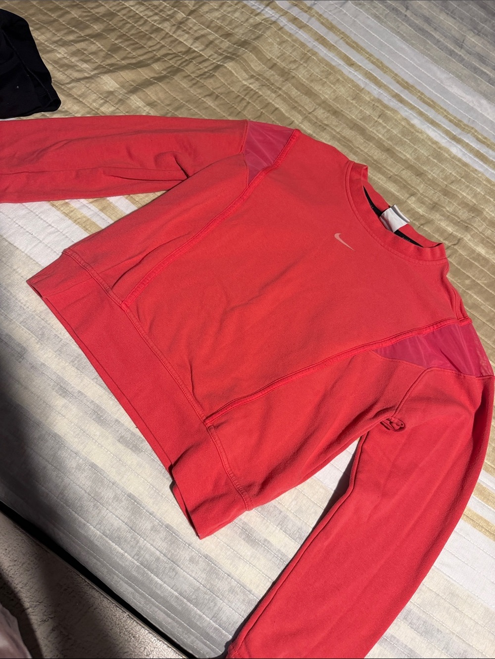 Nike Coral Red Crewneck Sweatshirt